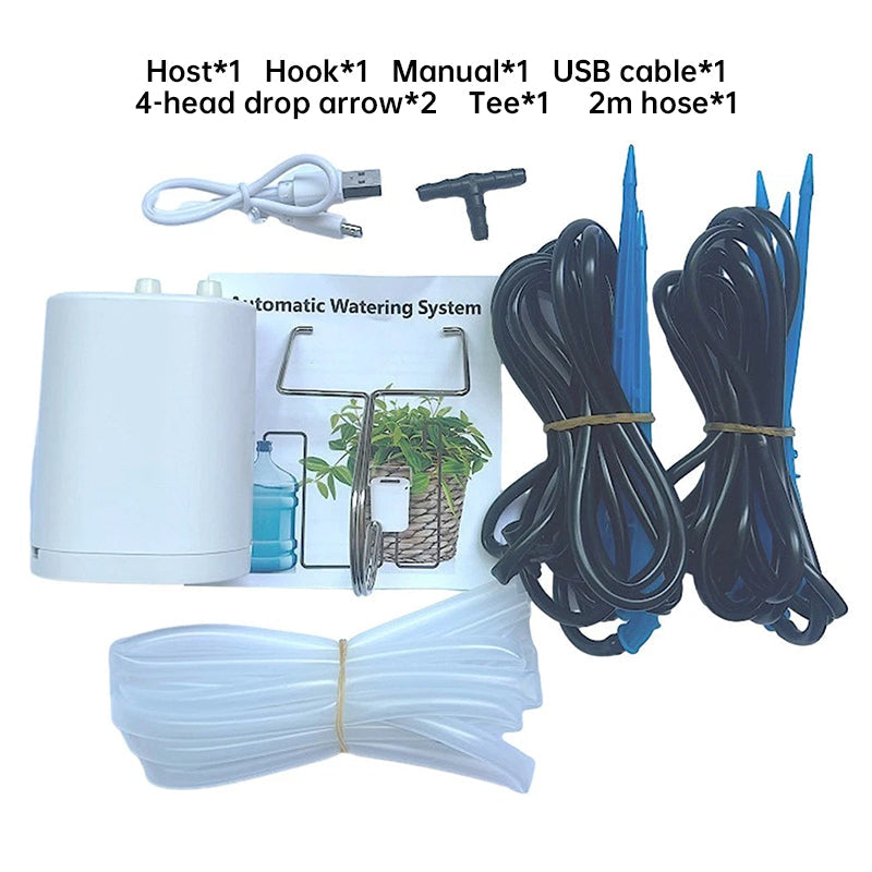 2/4/8/16 - Head Automatic Irrigation Controller, Plant &amp; Flower Sprinklers, Drip Irrigation Kit, Potted Timer