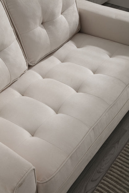 3 Fold Sofa Convertible Futon Couch sleeper sofabed Space saving loveseat Dark Gray &amp; Light Gray &amp; Beige