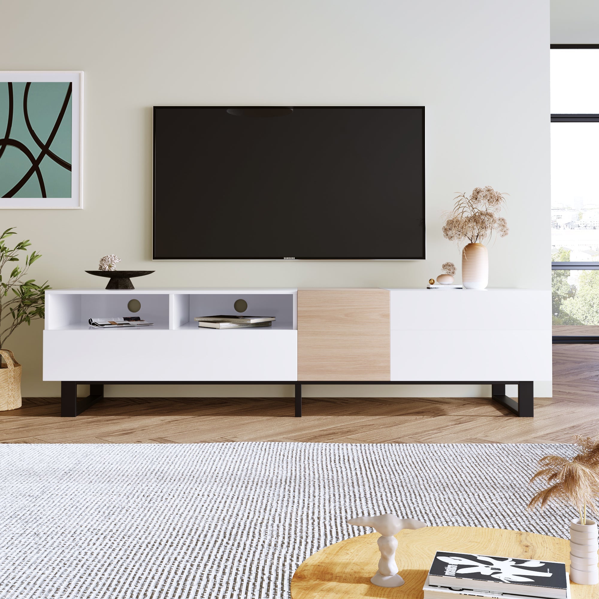 Modern TV Stand for 80&