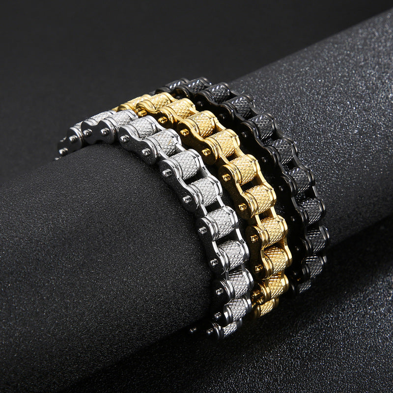 Bicycle Bracelet Titanium Steel Personalized Men&