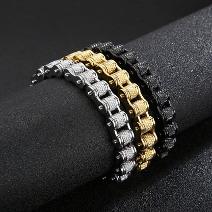 Bicycle Bracelet Titanium Steel Personalized Men&