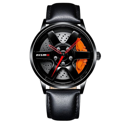 NIBOSI Wheel Rim Mens Watches Top Brand Luxury Sport Car Watch Men Fashion Waterproof Men&
