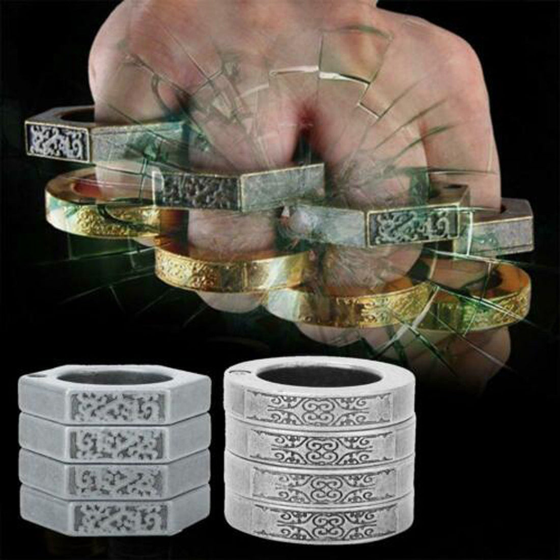 HARD SELF DEFENSE RING Men&