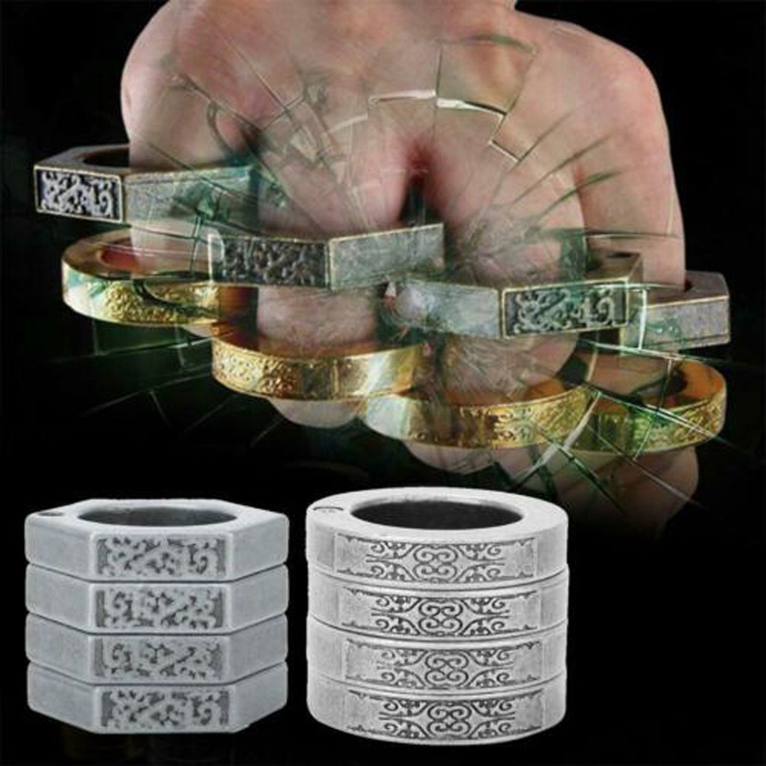 HARD SELF DEFENSE RING Men&
