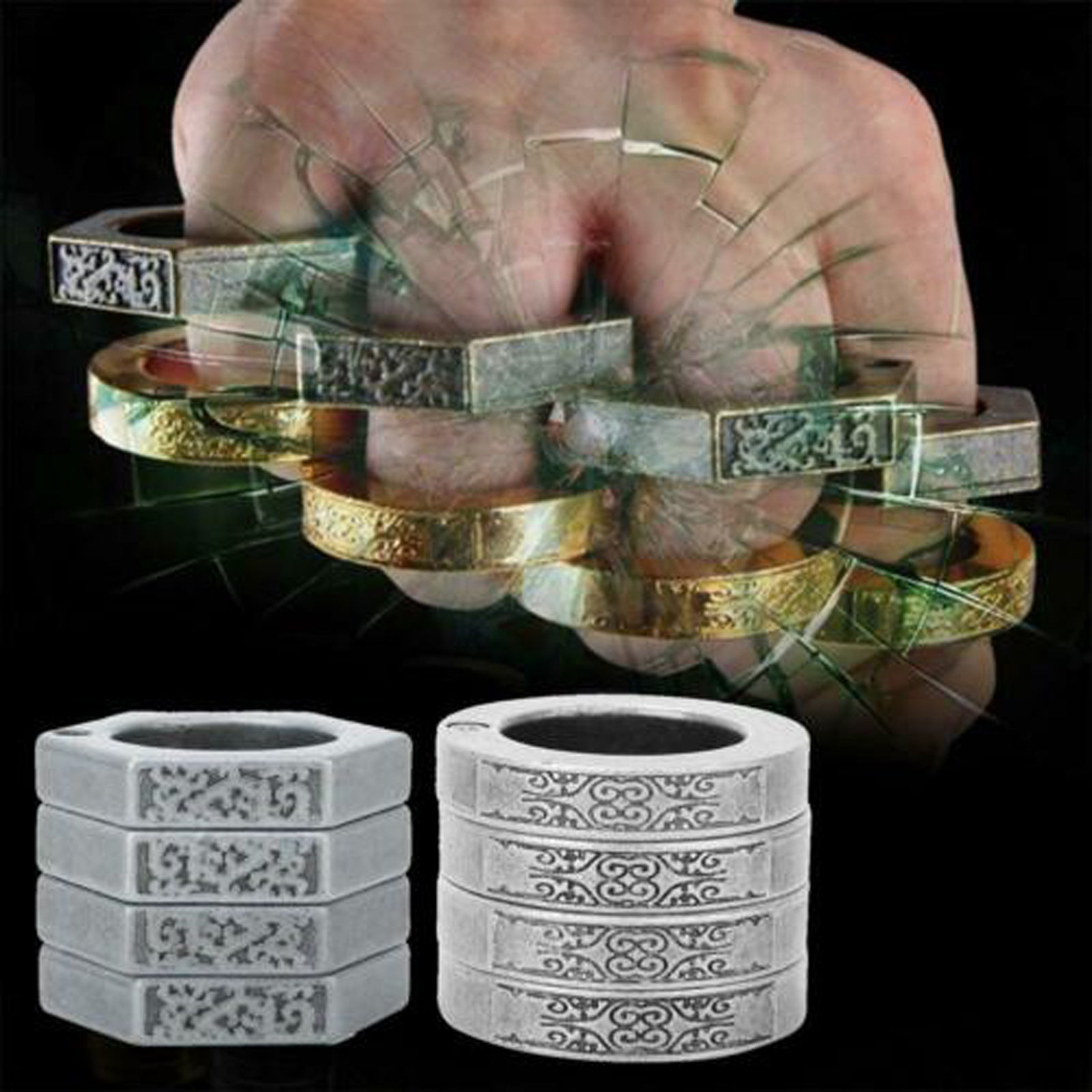 HARD SELF DEFENSE RING Men&