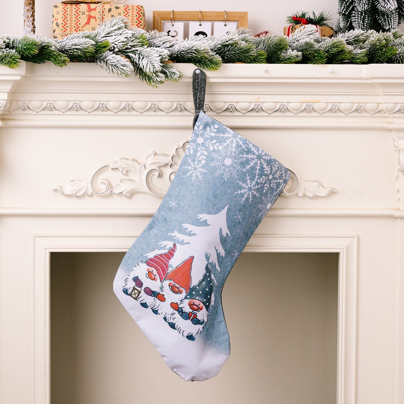 Christmas Decorations Rudolf Printed Christmas Socks Children&
