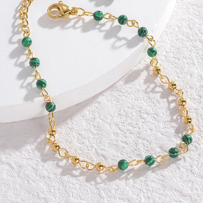 Retro style bead splicing women&