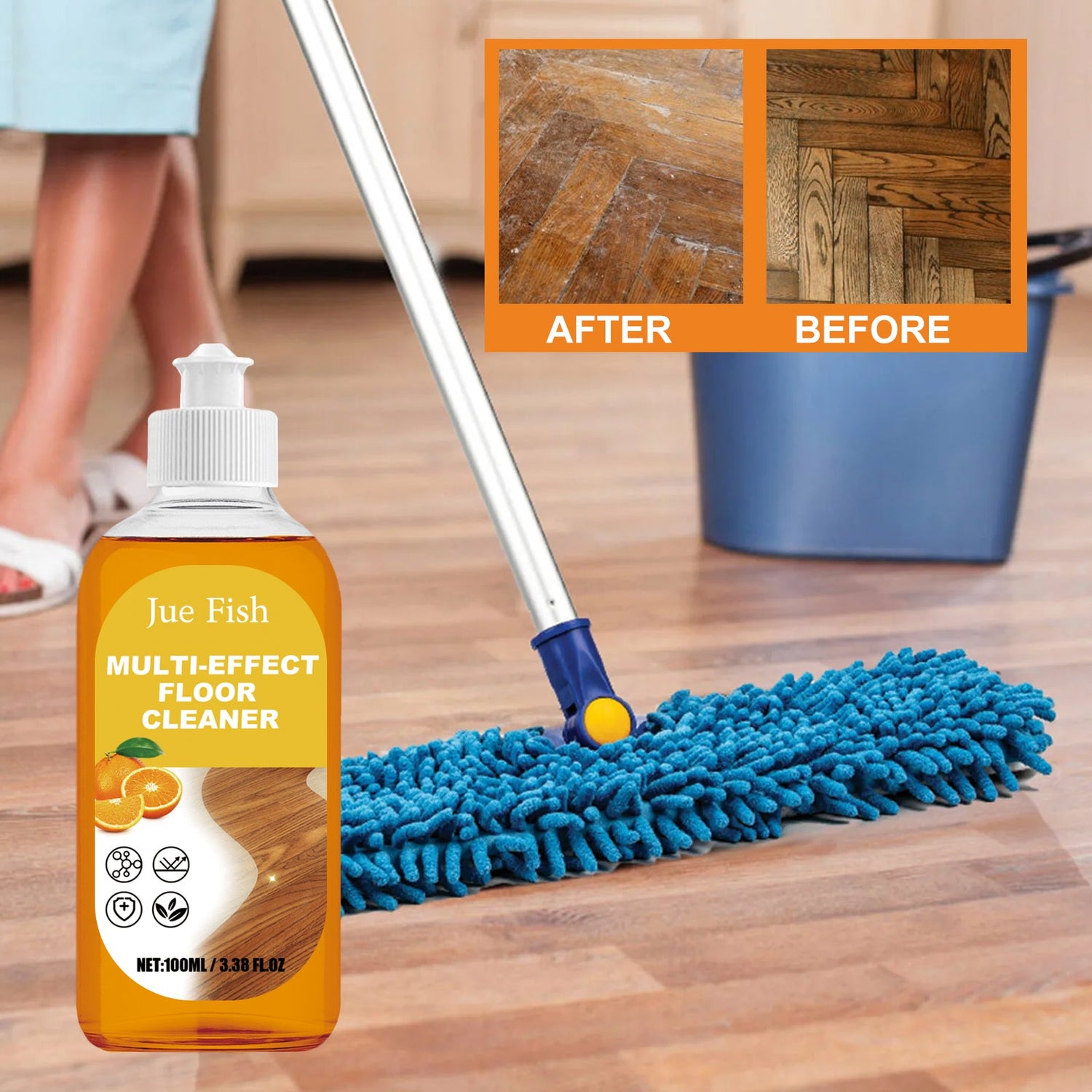 Multi-Effect Floor Tile Cleaner