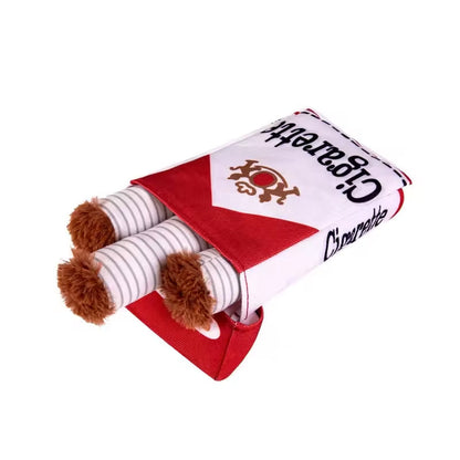 Ciga-rette-like Dog Toy, a Pet Self-entertainment Plush Toy that is Chew-resistant and Helps with Teething