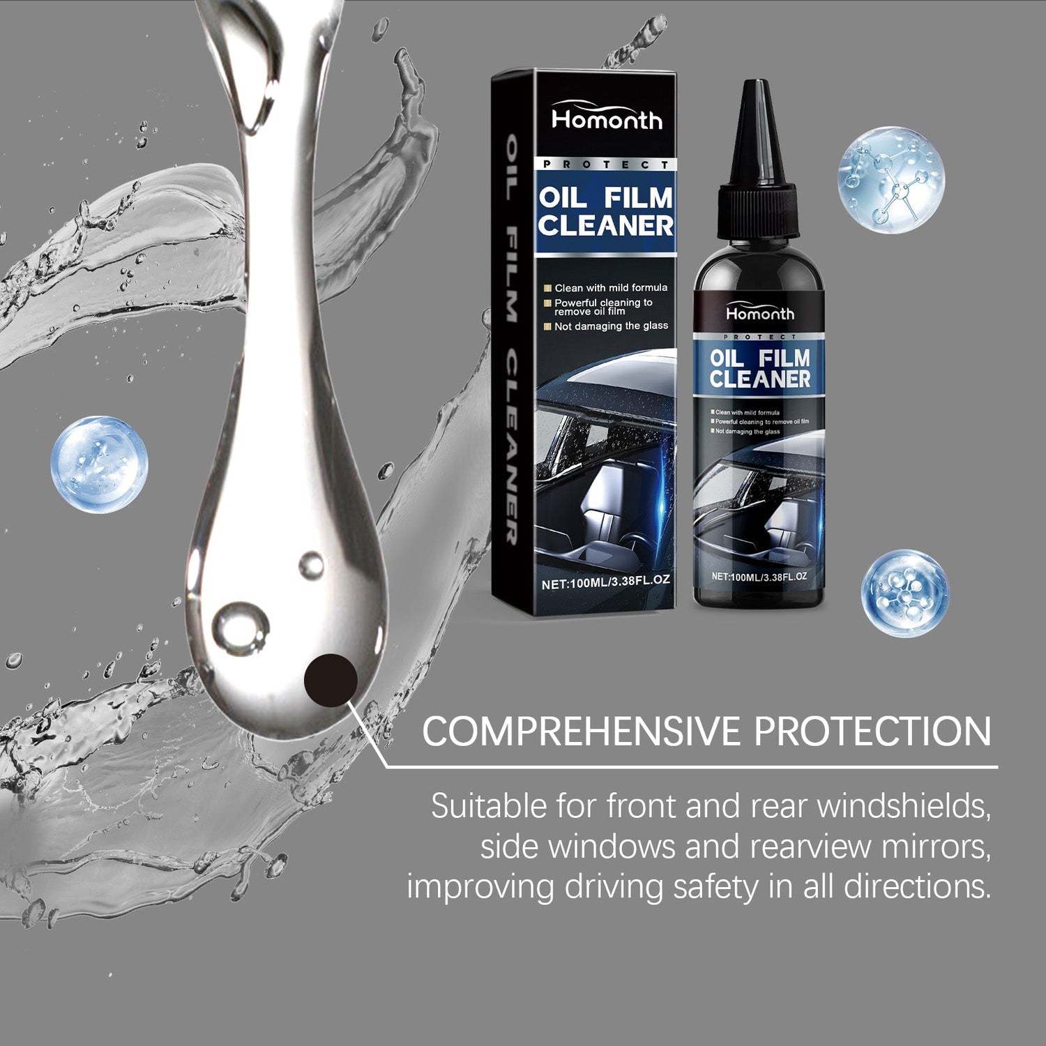 Car Glass Oil Film Cleaner