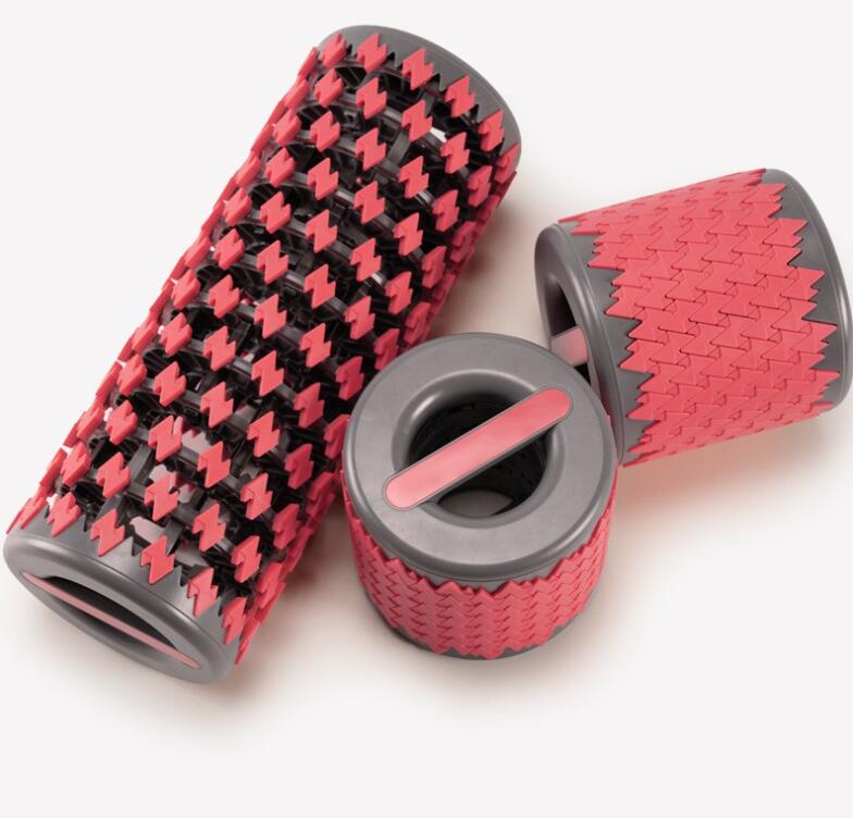 New Design Foldable Collapsible Foam Roller &amp; Light weight Deep Tissue Fitness Muscle Relaxer Massage Roller