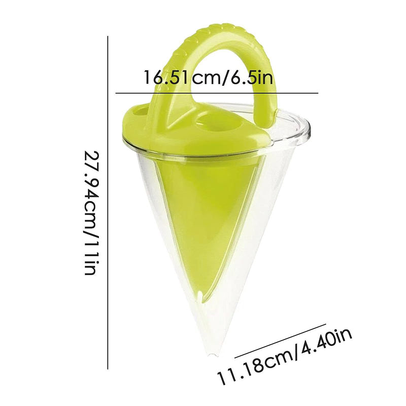 Outdoor family sand hopper with overflow – for beach sand play &amp; garden irrigation.