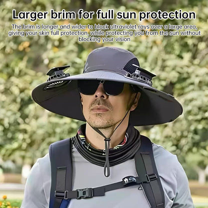 Solar Fan Bucket Hat