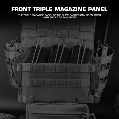 R Series JPC 3.0 Assault Tactical Set, Quick-Release, for Airsoft &amp; Hunting, with Pouch.