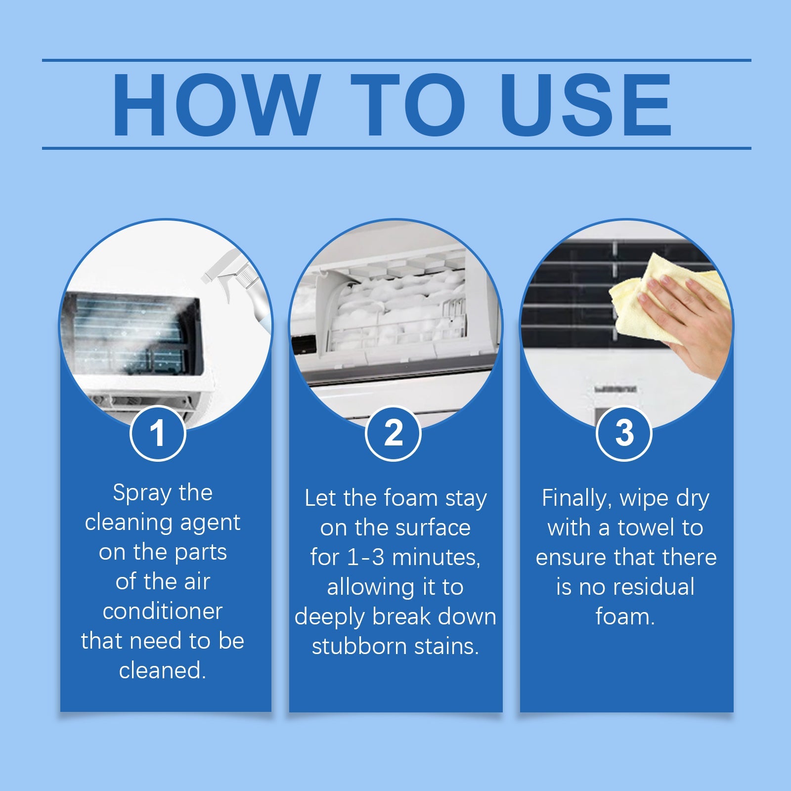 AC Bubble Decontamination Spray