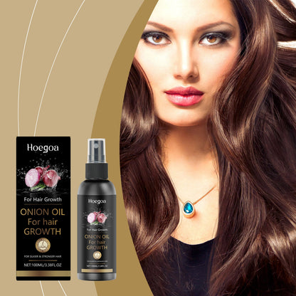 Onion Oil Hair Care Essential Oil Spray Gently Hydrates Hair Follicles Brightening Care Moisturizes And Softens Hair