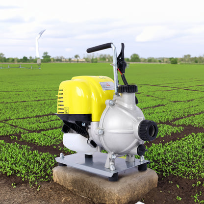 38CC four stroke gasoline water pump 1.5 "portable gas power delivery pump 8500r/min 10FT x 1" suction 1.5 "flat hose