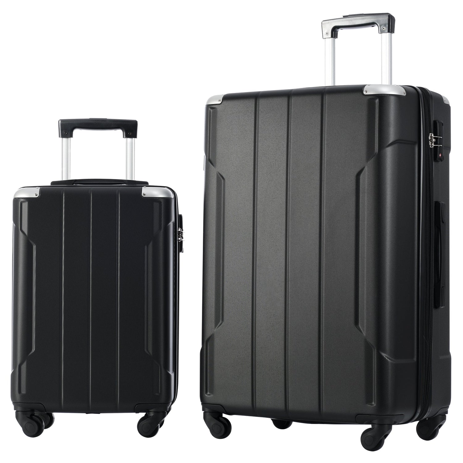 Hardshell Luggage Sets 3 Pcs Spinner Suitcase with TSA Lock Lightweight 20&