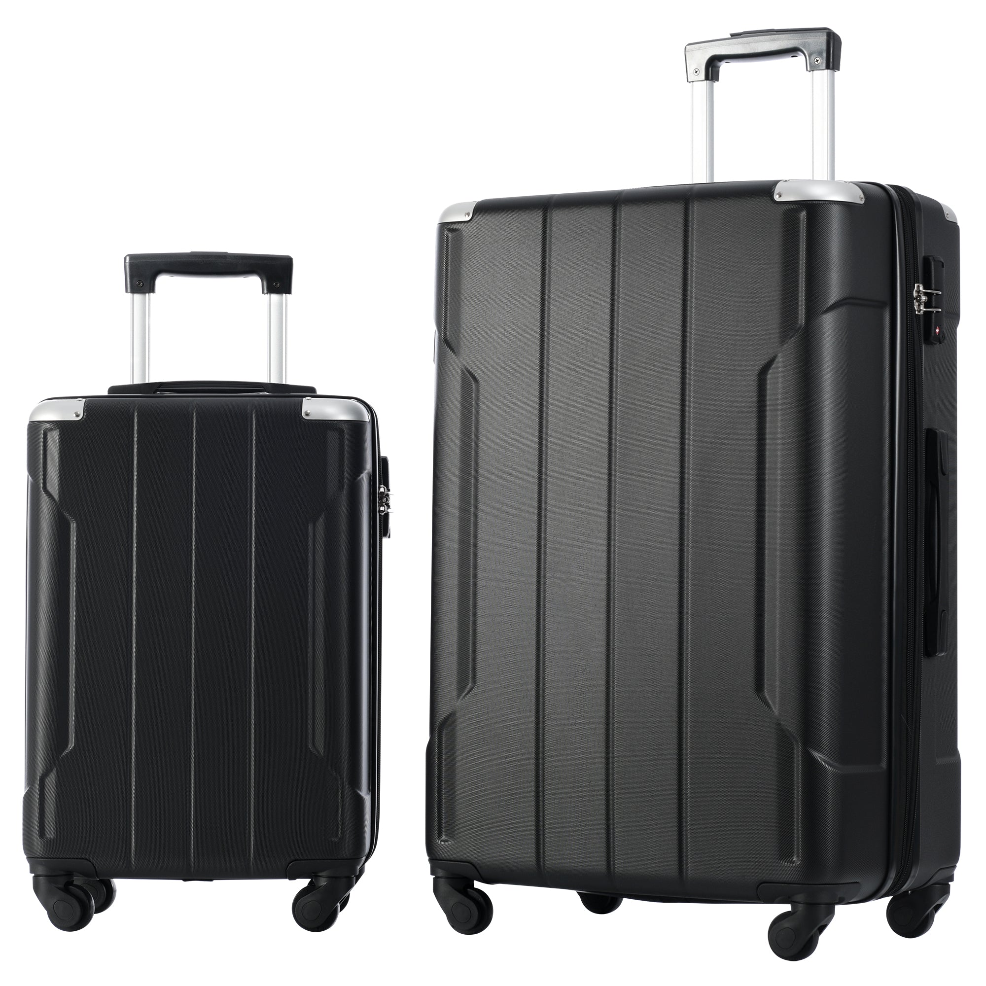 Hardshell Luggage Sets 3 Pcs Spinner Suitcase with TSA Lock Lightweight 20&
