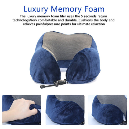 U-Shape Memory Foam Travel Pillow