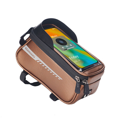Bicycle Bag Front Beam Bag Upper Tube Bag Mountain Bike Bag Large Capacity Mobile Phone Bag Bicycle Riding Equipment