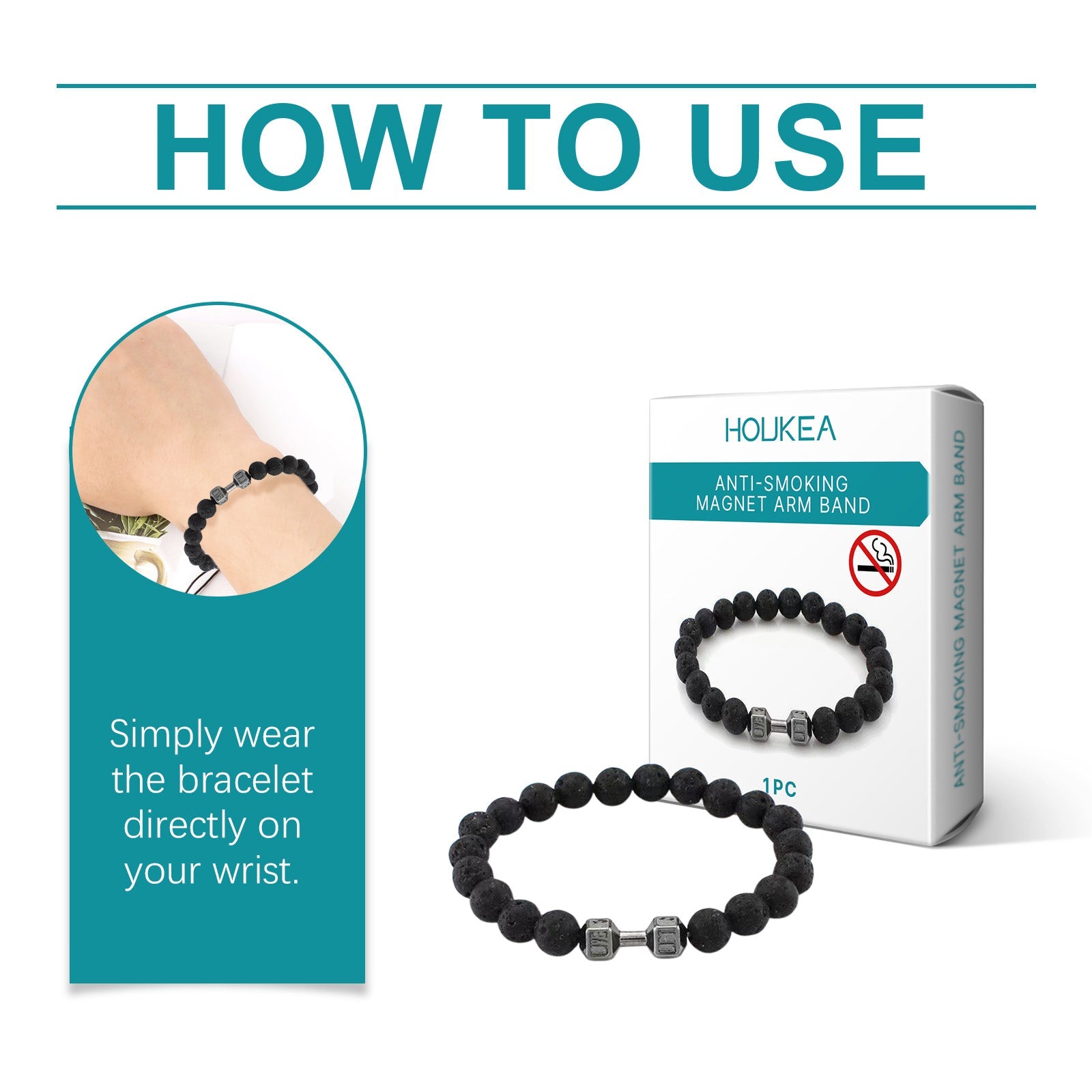 Volcanic Stone Bracelet Men&