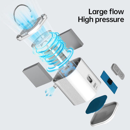 Mini Electric Pump for Inflating/Deflating Air Mattresses &amp; Swimming Rings, Portable for Camping