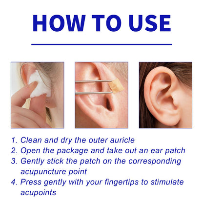 Magnetic Point Ear Acupoint lymphatic Cleansing Pads, Relieve Lymphatic Swelling Body Sculpting Body Care Ear Point Patch