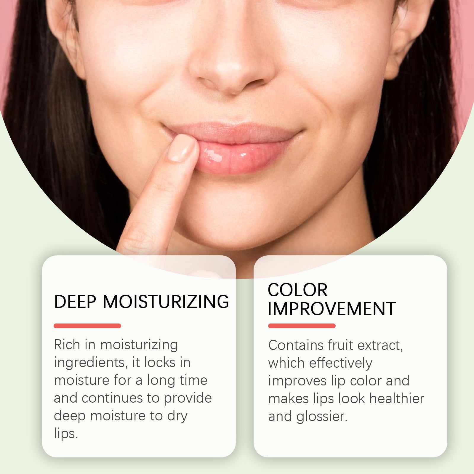 Green Apple Lip Mask, Moisturizing And Moisturizing Lips, Reducing Lip Lines, Preventing Dry Cracks, Removing Dead Skin And Moisturizing Care Lip Mask