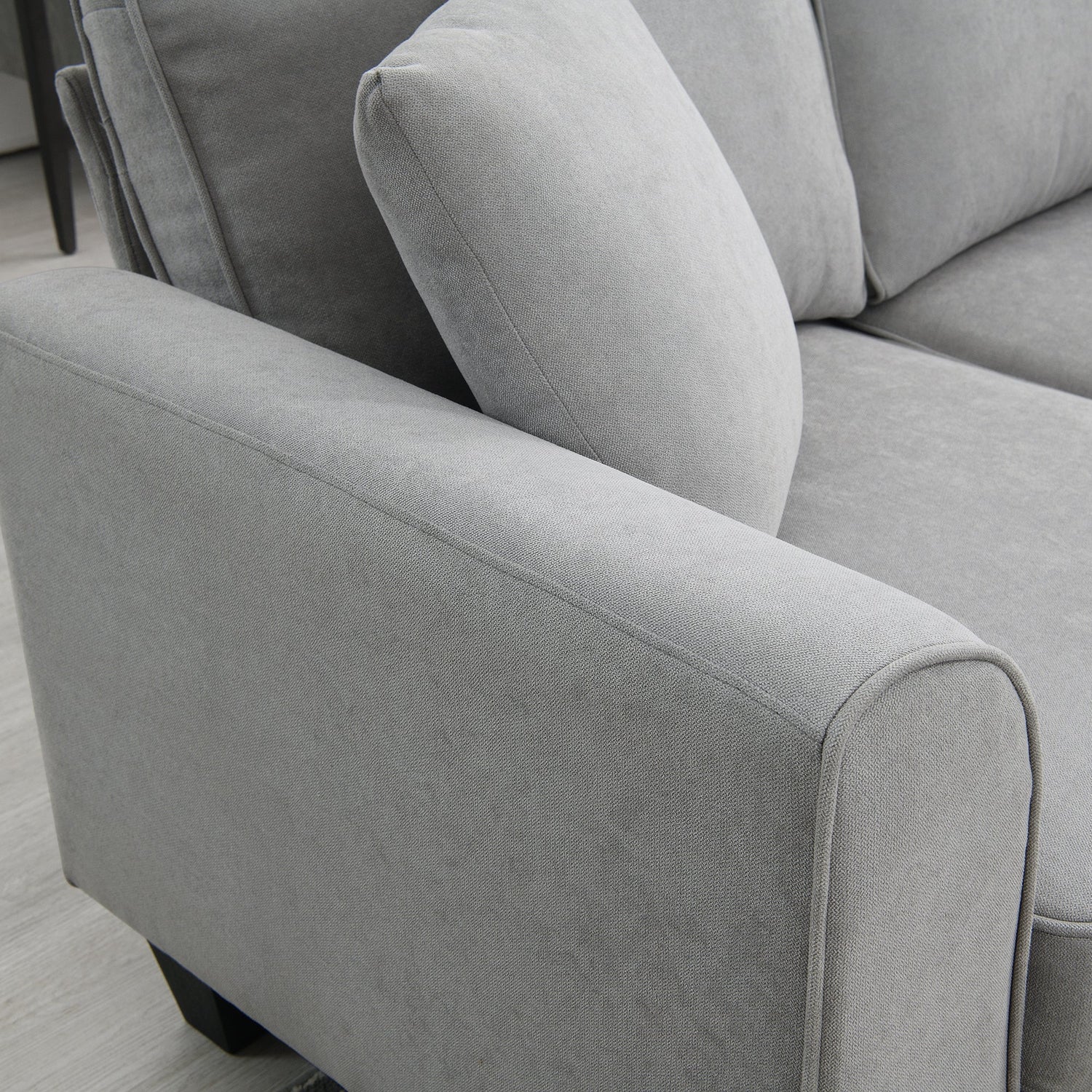 [VIDEO provided] [New] 108*85.5" Modern U Shape Sectional Sofa 7 Seat Fabric Sectional Sofa Set