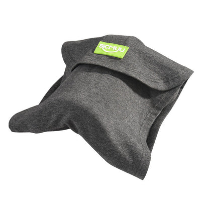 Memory Foam Travel Pillow for Plane, Train &amp; Car - Neck Support Cushion with Washable Cover, Ideal for Sleeping