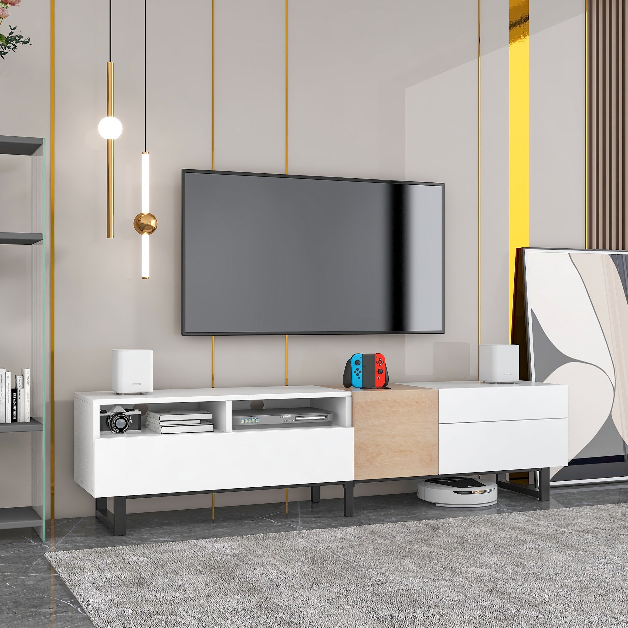 Modern TV Stand for 80&