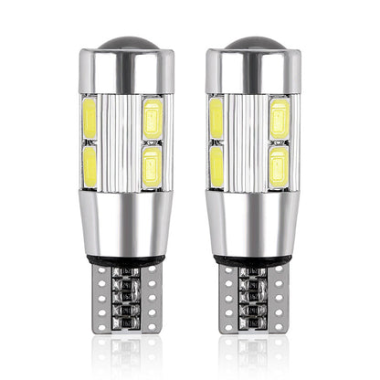 2PCS Car Styling Car Auto LED T10 Canbus 194 W5W 10 SMD 5630 LED Light Bulb No Error LED Light Parking T10 LED Car Side Light