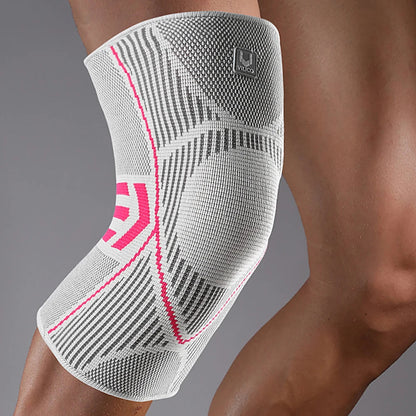 Outdoor sports cycling running basketball knee pads knitted high elasticity comfortable silicone anti damage protective gear
