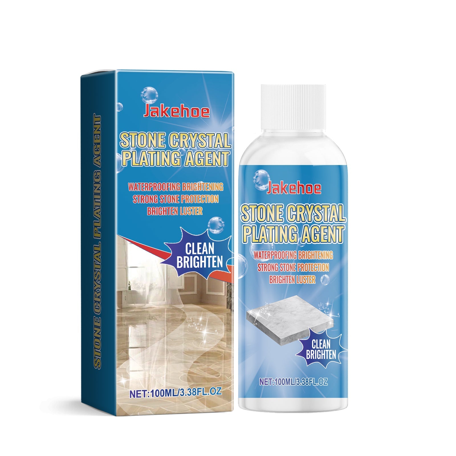 Marble Cleaning Polish Kitchen Tile Countertop Scratch Repair Cleaner Stone Crystal Plating Agent