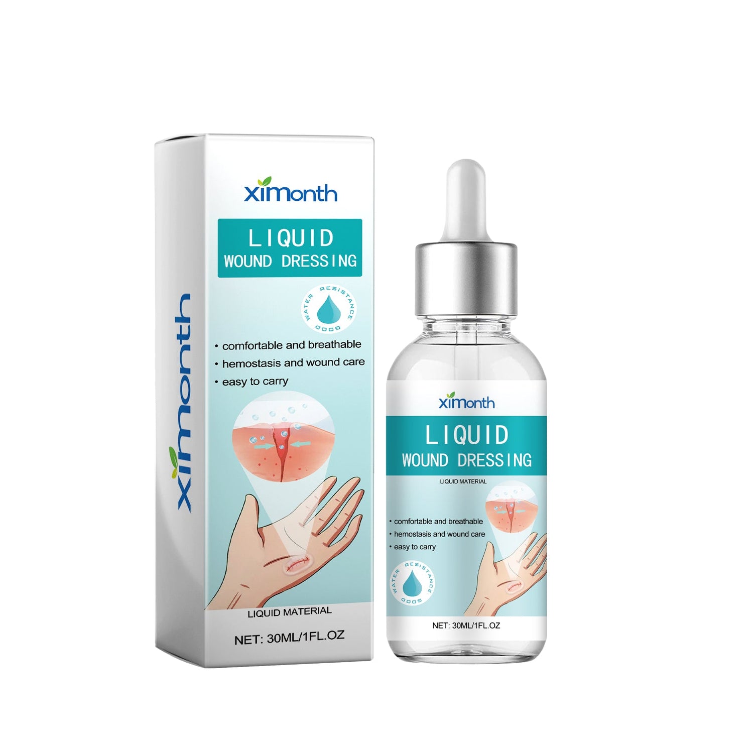 Liquid Bandage Drops Protect Skin Fast Film Formation Breathable Waterproof Skin Repair Drops