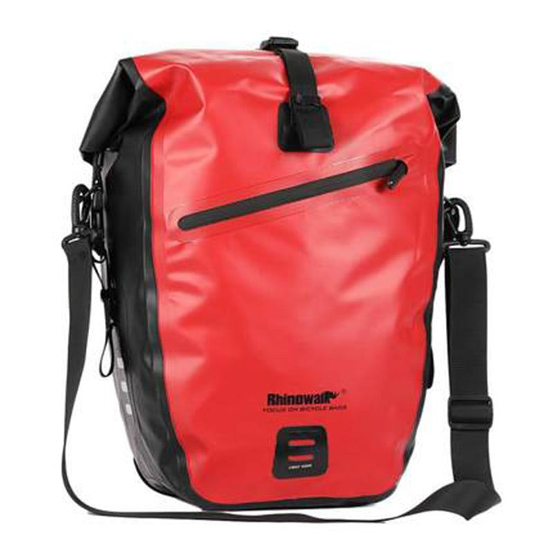 RhinowalkWaterproof Bike Bag 27L Travel Cycling Bag Basket Bicycle Rear Rack Tail Seat Trunk Bags bicycle bags &amp; panniers