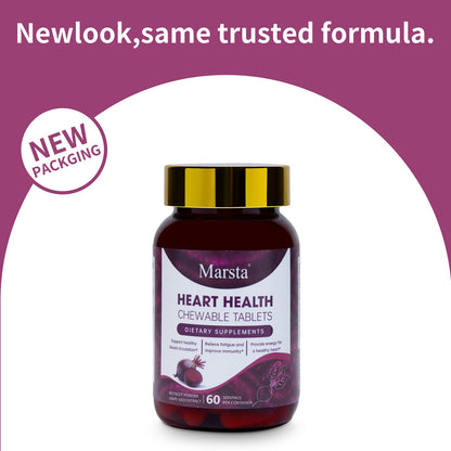 Beetroot Heart Health Chew Tablets