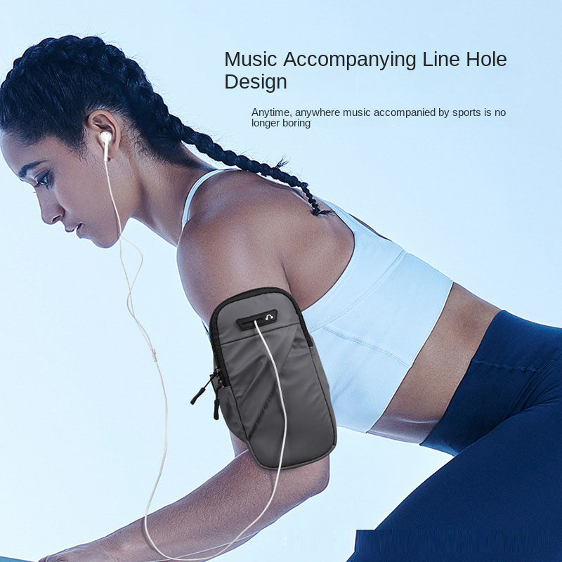 Sports running mobile arm bag, women&
