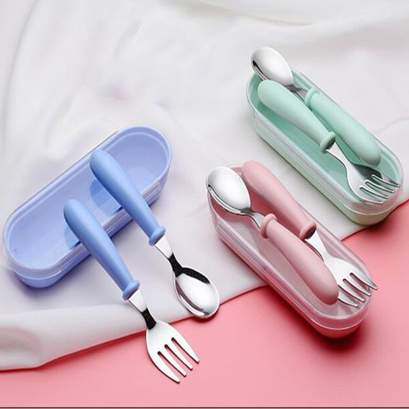 Stainless Steel Baby Cutlery Set