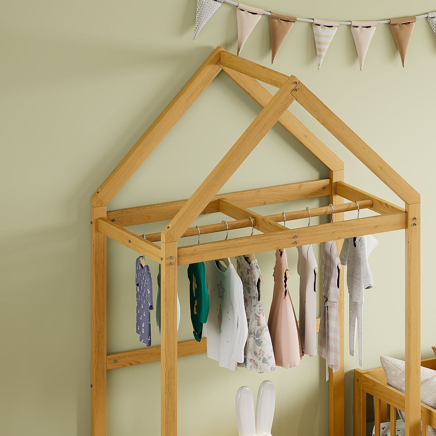 Wooden Twin Size Children&