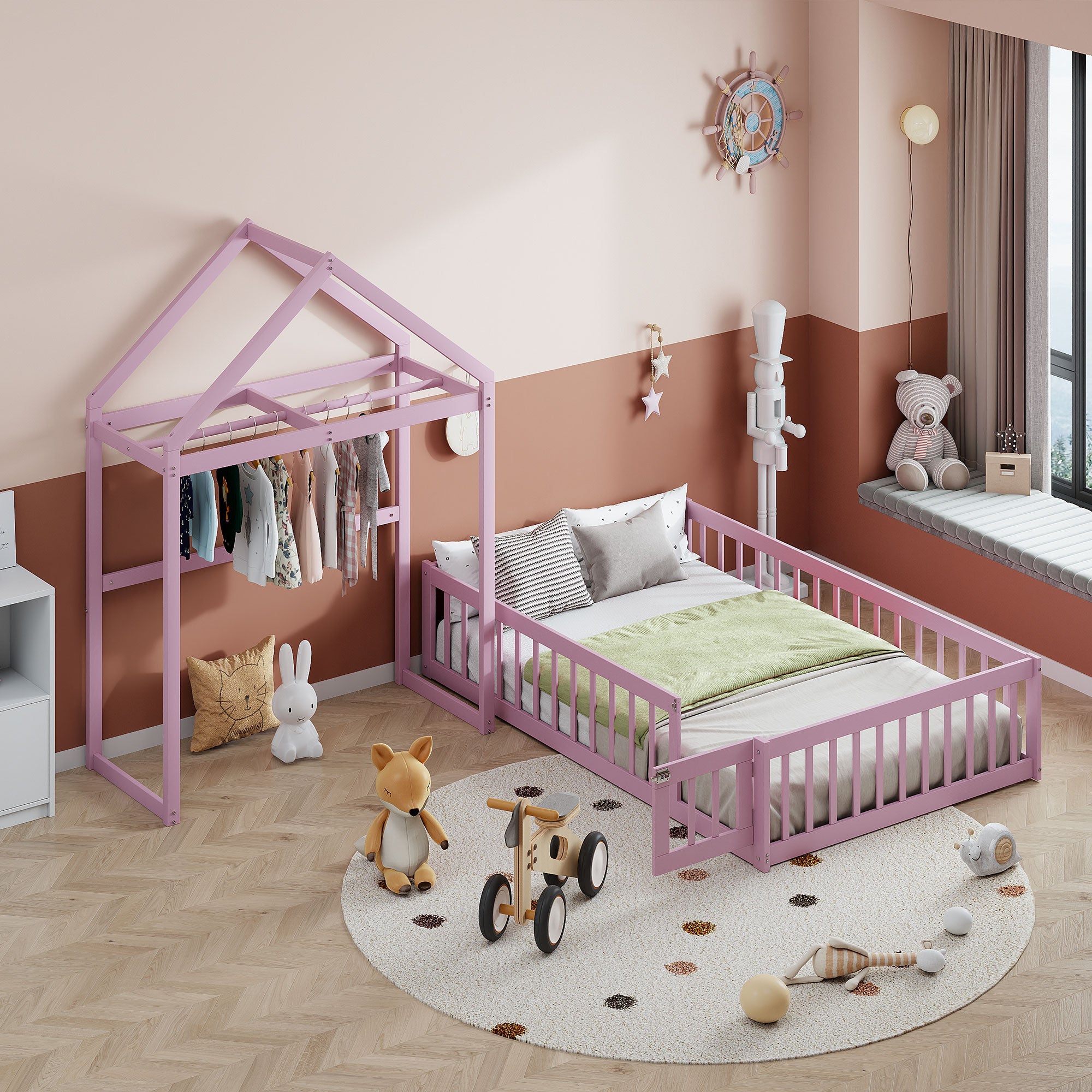 Wooden Full Size Children&