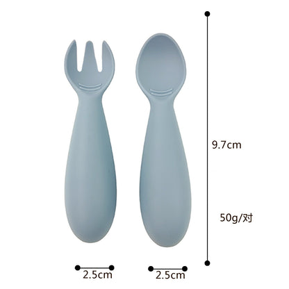 Hot selling silicone baby soft spoon, food grade children&
