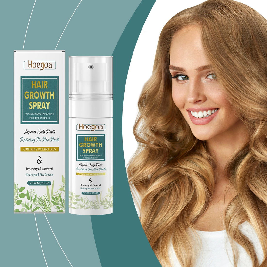 Hair Care Spray Moisturizes Hair, Strengthens Hair And Scalp, Massages And Nourishes Root Care Spray
