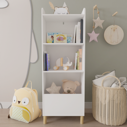 Kids 4-Tier Bookcase Children&