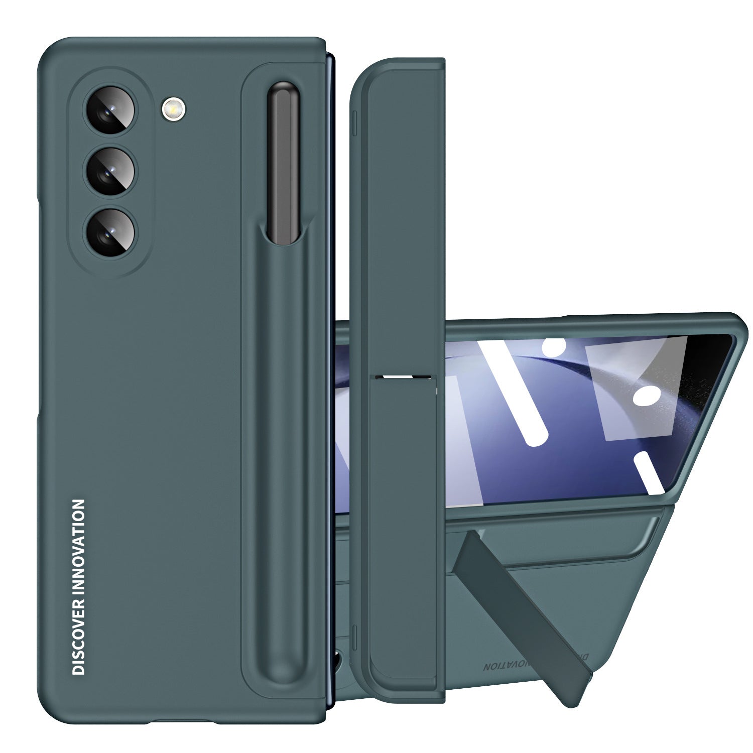 Samsung zfold 6 phone case FOLD5 folding screen pen slot bracket 2-in-1 all inclusive anti fall protective case is suitable