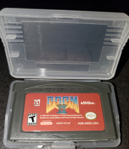 Doom 2 Hell on Earth GBA Video Game Cartridge Game Boy Advance 2002