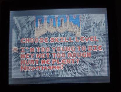 Doom 1 GBA Video Game Cartridge Nintendo Game Boy Advance 2001