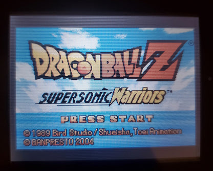 Dragon Ball Z: Supersonic Warriors GBA Video Game Boy Advance DBZ 2004