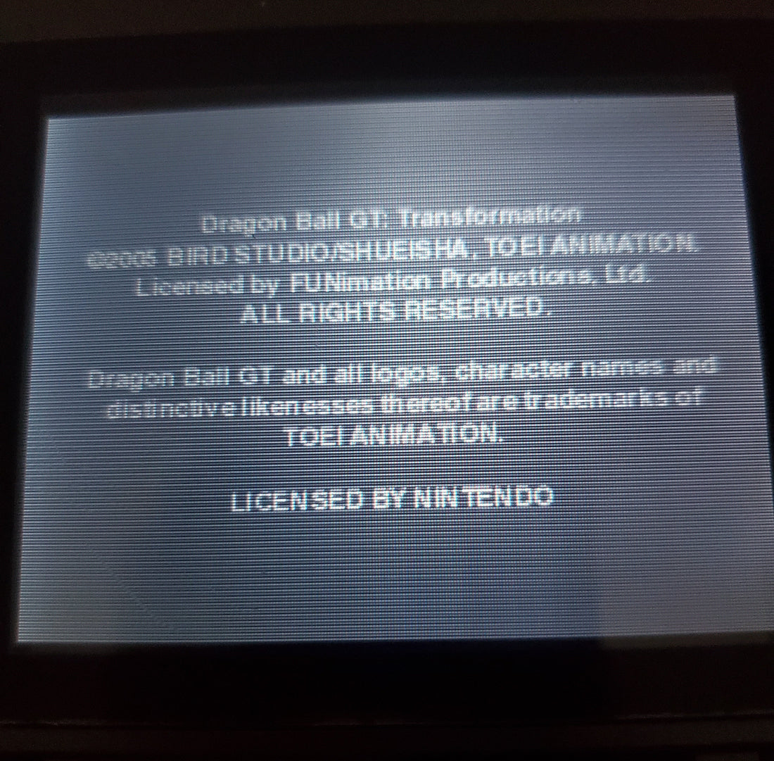 Dragon Ball GT: Transformation GBA Video Game Boy Advance 2005 DBZ